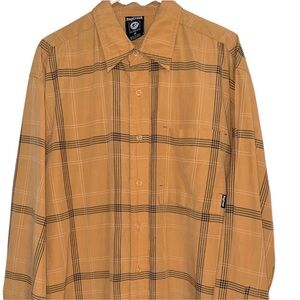 Bay Creek Mens Long Sleeve Dress Shirt, Size M